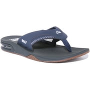 Reef Fanning Men's Synthetic Flip Flop Sandal In Navy Size 7